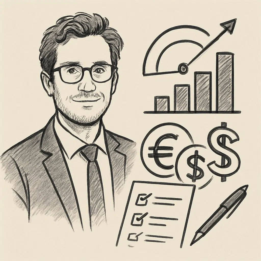 Jakob Riis Falck løn 2024 illustreret med løngraf, branchebenchmark og forhandlingstips