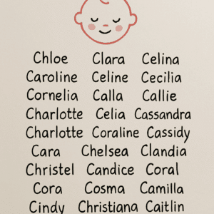 Liste med 30 charmerende og unikke pigenavne, der starter med C – inspiration til dit perfekte navn.