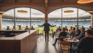 Esbjerg fB’s sportschef møder fans i EfB Caféen før afgørende kamp mod Lyngby BK