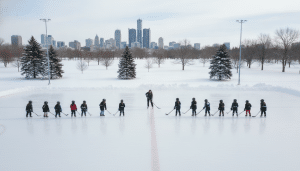 Elle Hartje inspirerer piger til hockey i Detroit med succesfuld camp