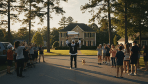 Jalen Chatfield fejrer Stanley Cup-sejr med fans i Nordcarolina