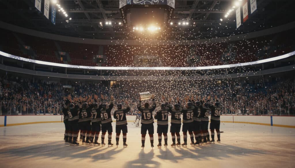 Carolina Hurricanes præsenterer Stanley Cup ved sæsonåbning i stor stil