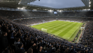 Udsolgt udeafsnit klar til aftenens kamp mod FC Midtjylland på MCH Arena