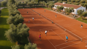 Rafael Nadal fejrer 10-års jubilæum for akademi med stjernespækket tennisudstilling